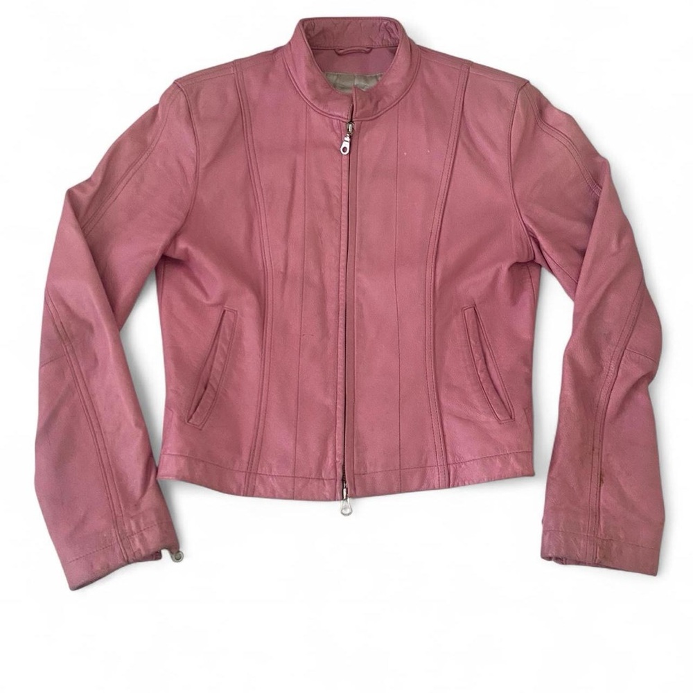 Wilsons Leather Women's Mauve Leather Jacket